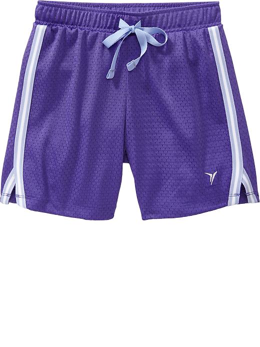 View large product image 1 of 1. Girls  Side-Stripe Sporty Shorts