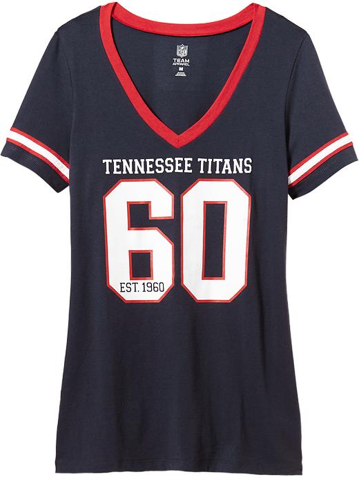 View large product image 1 of 1. NFL&#174 Team V-Neck Tee