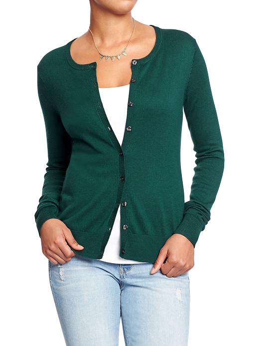 View large product image 1 of 1. Women's Crew-Neck Cardigans