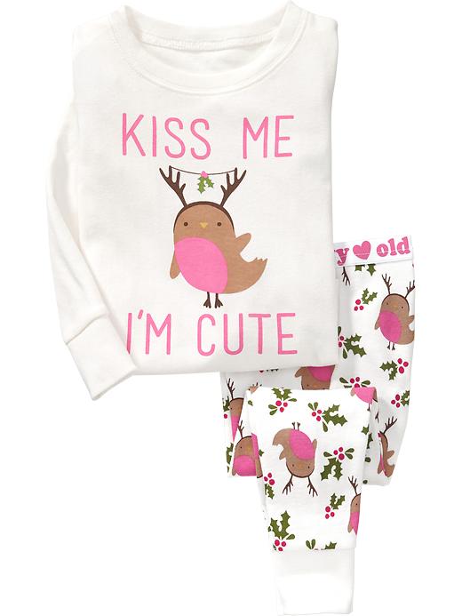View large product image 1 of 1. Mistletoe-Bird PJ Sets for Baby