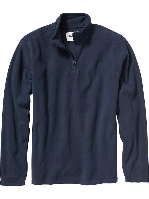 View large product image 1 of 1. Men's Performance Fleece Half-Zip Pullovers
