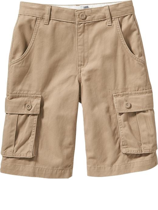 View large product image 1 of 1. Boys Twill Cargo Shorts