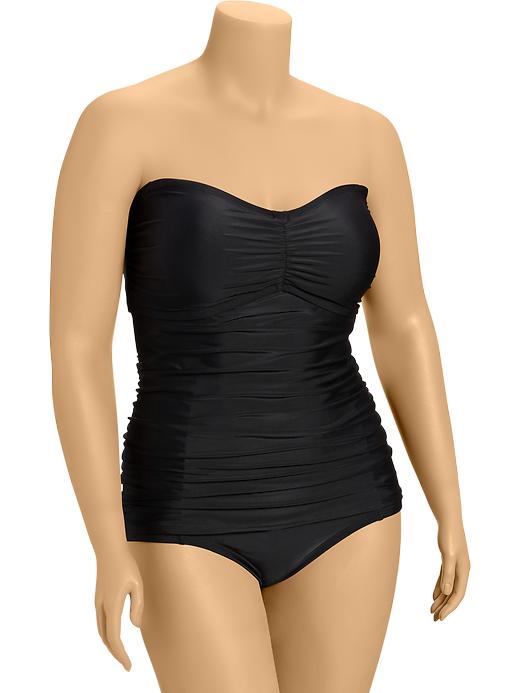 View large product image 2 of 2. Women's Plus Halter Tankini Tops