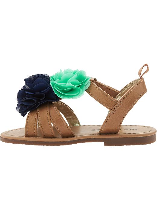 View large product image 2 of 5. Flower-Strap Sandals for Baby