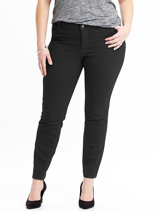 View large product image 1 of 2. Women's Plus The Rockstar Low-Rise Skinny Jeans