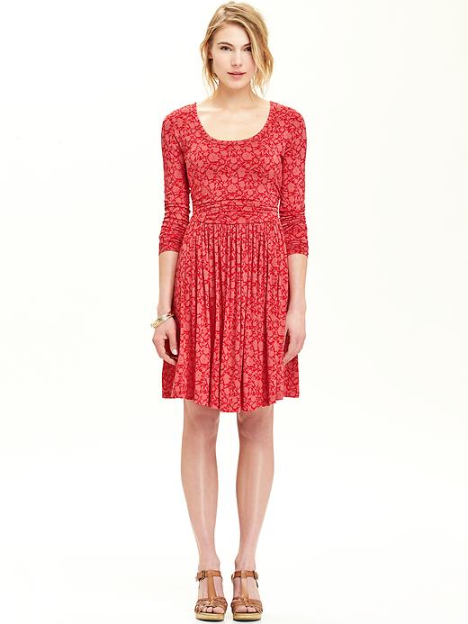 View large product image 1 of 2. Women's Patterned Jersey Dresses