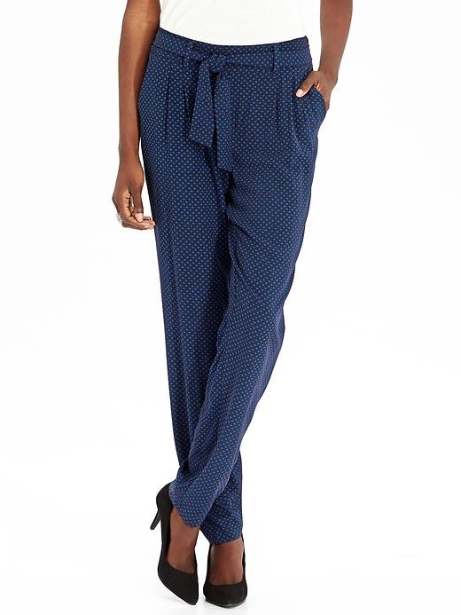 View large product image 1 of 1. Women's High-Rise Belted Soft Pants