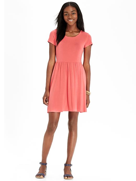 View large product image 1 of 2. Women's Jersey Fit & Flare Dresses