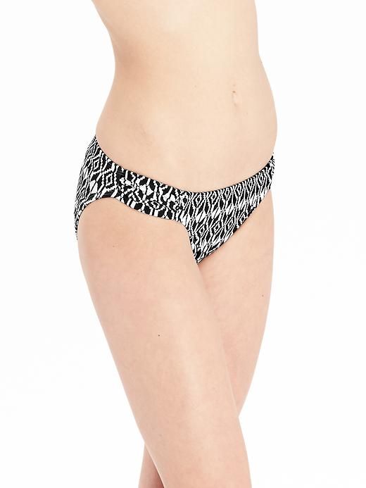 View large product image 1 of 2. Women's Shirred-Side Bikini Bottoms