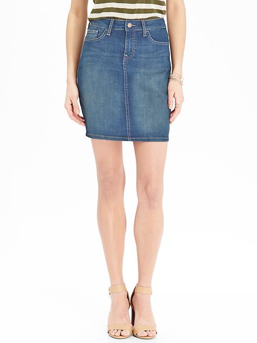 View large product image 1 of 1. Women's Denim Pencil Skirts