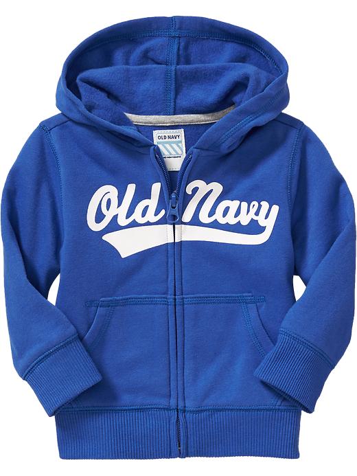 View large product image 1 of 1. Logo Zip-Front Hoodies for Baby