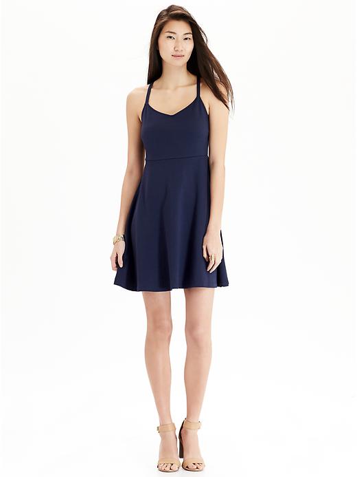 View large product image 1 of 1. Women's Ponte-Knit Cami Dresses