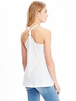 View large product image 2 of 2. Women's Knotted-Back Tanks