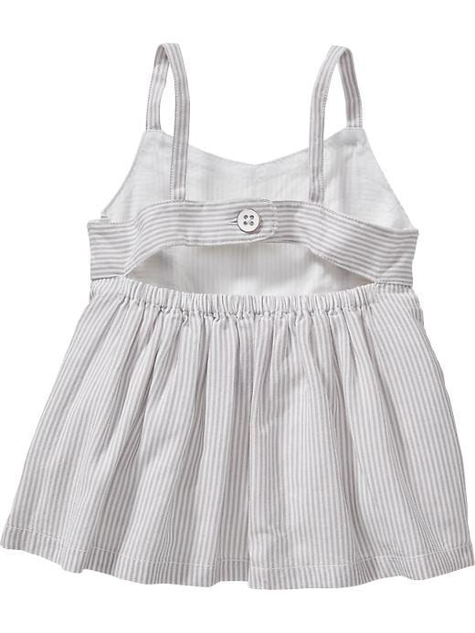 View large product image 2 of 2. Striped Peplum Tanks for Baby