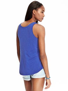 View large product image 2 of 2. Relaxed Slub-Knit Tank