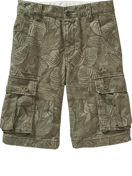 View large product image 1 of 2. Boys Twill Cargo Shorts