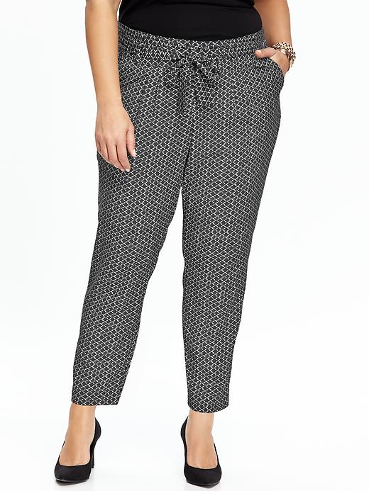 View large product image 1 of 2. Women's Plus Belted Soft Pants