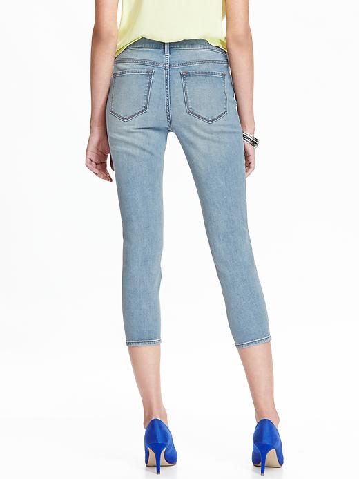 View large product image 2 of 2. Women's Mid-Rise Rockstar Cropped Jeans