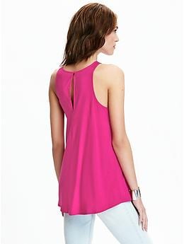 View large product image 2 of 2. Women's Matte-Crepe Tanks
