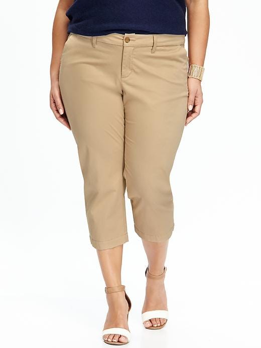 View large product image 1 of 2. Women's Plus Stretch Twill Capris
