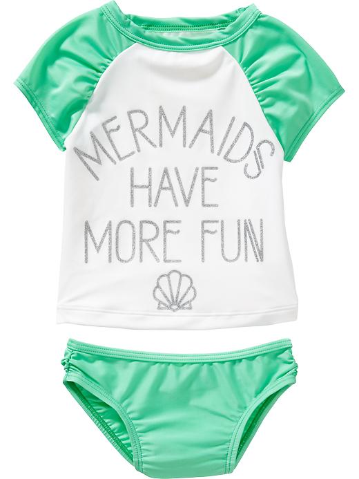 View large product image 1 of 1. "Mermaids" Tankinis for Baby