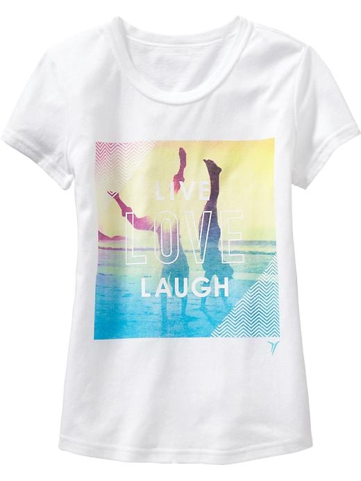 View large product image 1 of 1. Girls Photo-Graphic Go-Dry Tee