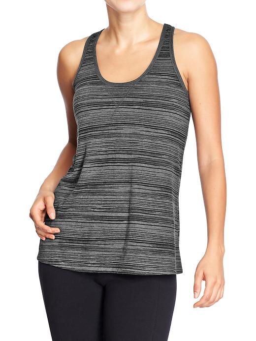 View large product image 1 of 2. Women's Old Navy Active Knotted Racerback Tanks