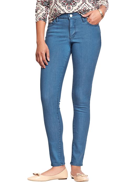 View large product image 1 of 2. Women's Mid-Rise Rockstar Skinny Jeans