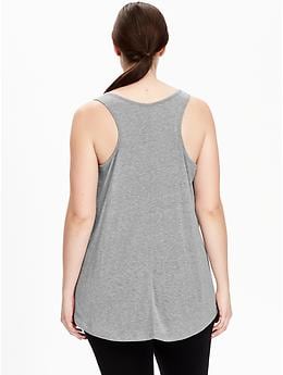 View large product image 2 of 2. Women's Plus  Go-Dry Graphic Tanks