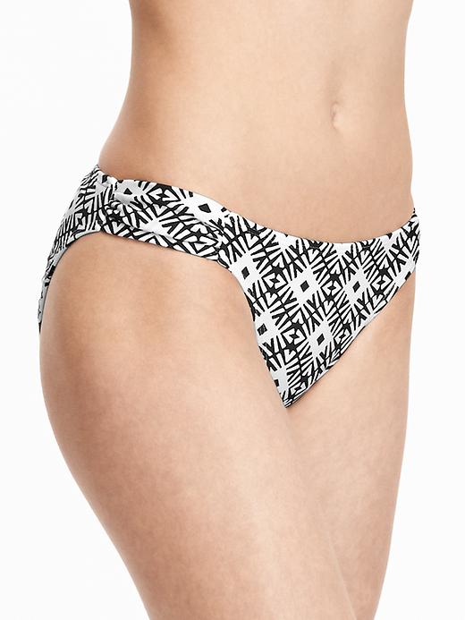 View large product image 1 of 1. Women's Shirred-Side Bikini Bottoms