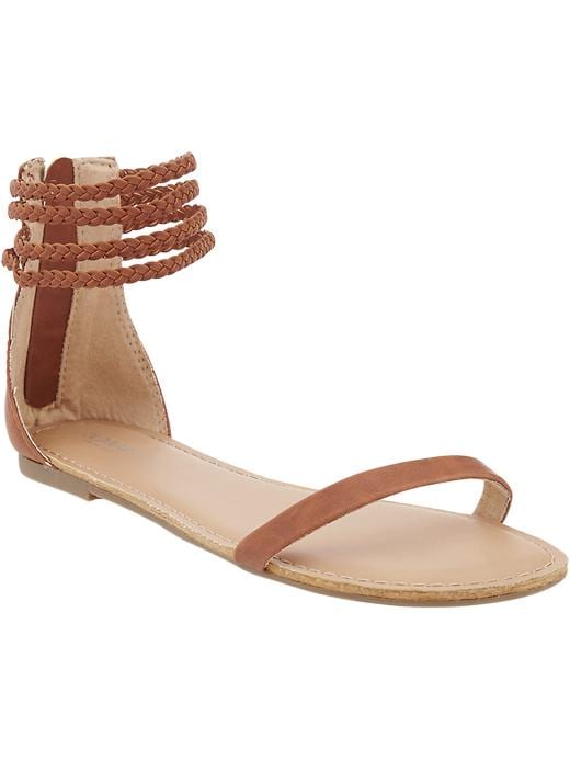 Image number 1 showing, Women's Braided-Strap Sandals