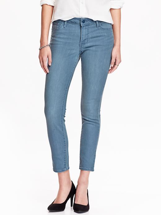 View large product image 1 of 2. Women's Mid-Rise Rockstar Skinny Jeans (27")