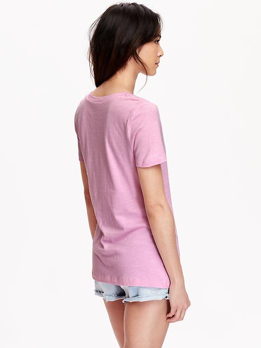 View large product image 2 of 2. Women's Relaxed-Fit V-Neck Tees