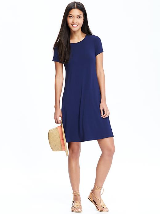 View large product image 1 of 1. Women's Jersey Swing Dress