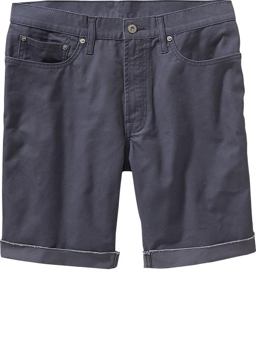 View large product image 1 of 1. Men's Slim-Fit Canvas Shorts (9 1/2")