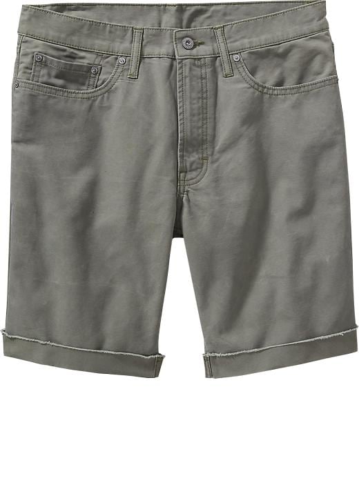 View large product image 1 of 2. Men's Slim-Fit Canvas Shorts (9 1/2")
