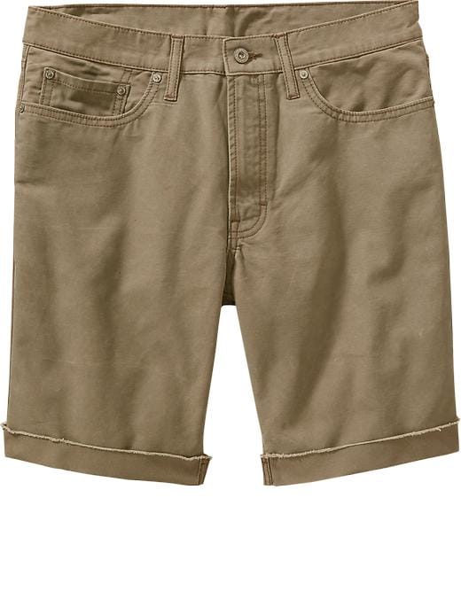 View large product image 1 of 1. Men's Slim-Fit Canvas Shorts (9 1/2")
