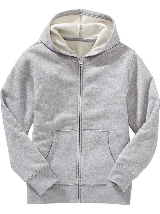 View large product image 1 of 1. Boys Uniform Zip-Front Hoodies