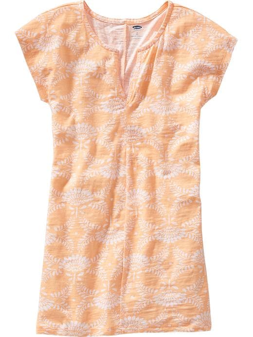 View large product image 1 of 1. Girls Swim Cover-Up Dress