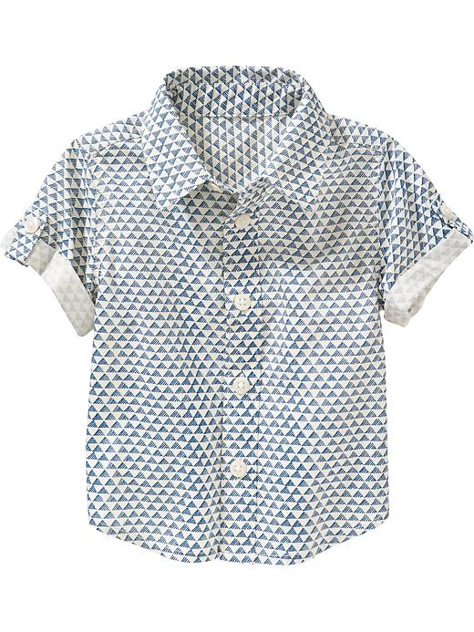 View large product image 1 of 1. Indigo Patterned Shirts for Baby