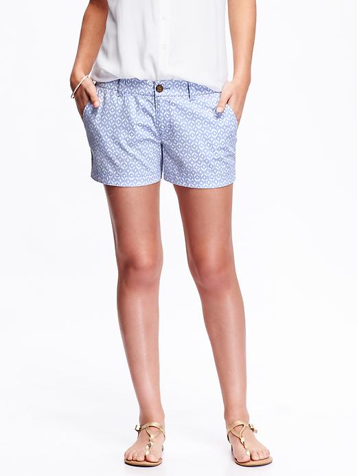 View large product image 1 of 1. Women'S Printed Twill Shorts - 3 inch inseam