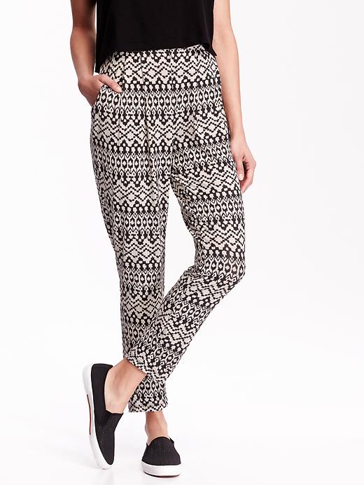 View large product image 1 of 1. Women's High-Rise Soft-Knit Pants
