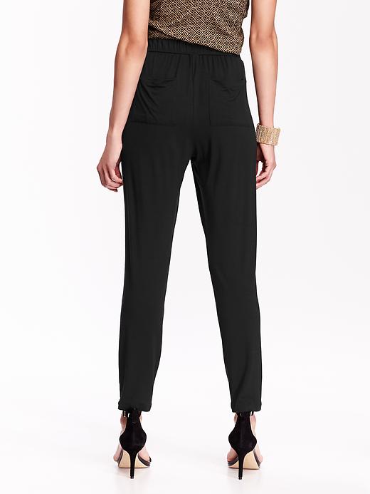 View large product image 2 of 2. Women's High-Rise Soft-Knit Pants