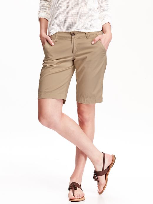 View large product image 1 of 2. Women's Uniform Bermuda Shorts (101/2")