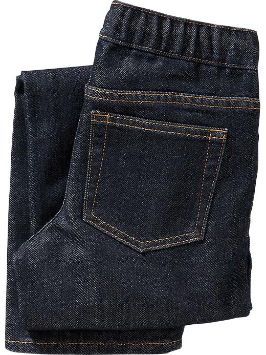 View large product image 2 of 2. Boys Pull-On Denim Jeans