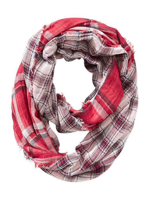 View large product image 1 of 1. Women's Plaid Infinity Scarves