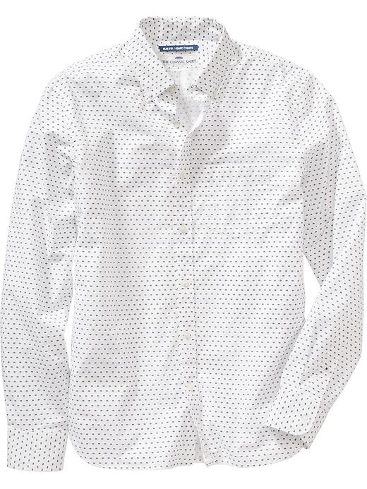 View large product image 1 of 1. Slim-Fit Classic Shirt for Men