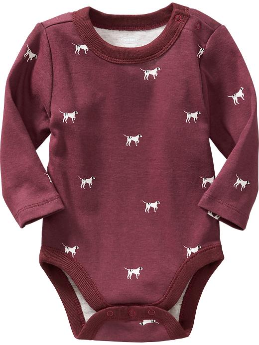 View large product image 1 of 1. Long-Sleeve Bodysuits for Baby