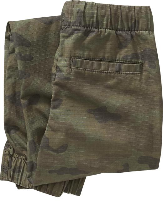 View large product image 2 of 2. Boys Drawstring Cargo Joggers