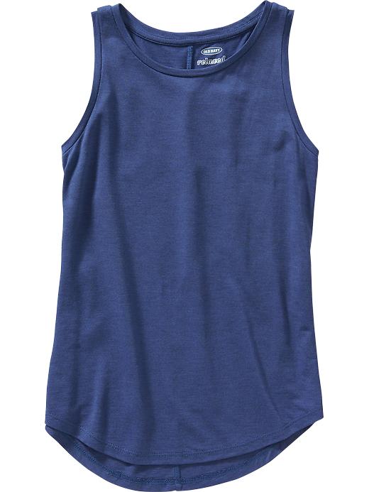 View large product image 1 of 1. Girls Relaxed-Fit Sleeveless Tees